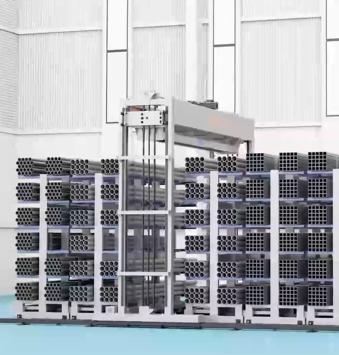 Customized Automatic Storage Rack Unit Industrial Profile Steel Warehouse Systems