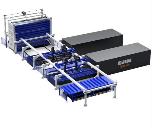 High-Performance Gantry Loader System for Automated Loading and Unloading of Sheet Metal