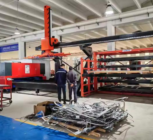 High-Performance Gantry Loader System for Automated Loading and Unloading of Sheet Metal