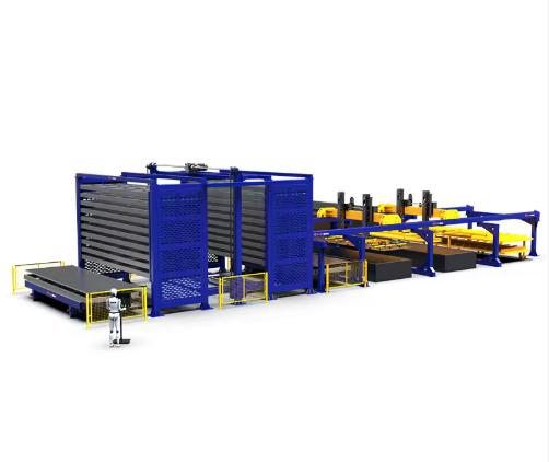 New Generation Laser Cutting CNC Equipment Steel Cargo Storage Machine