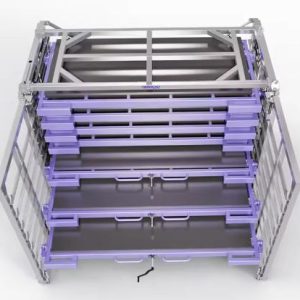 Drawer Type Sheet Shelving System Stacking Racks for Laser