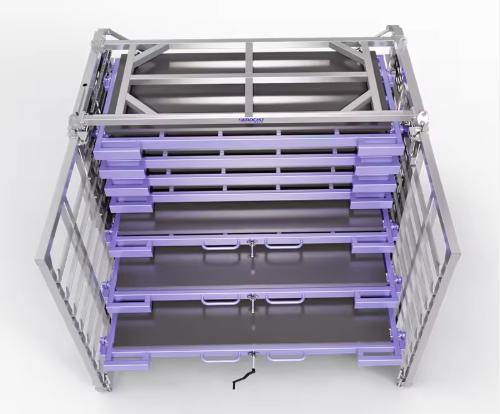 Drawer Type Sheet Shelving System Stacking Racks for Laser