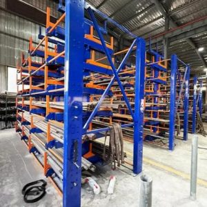 Heavy Duty Telescopic Cantilever Rack for Steel Tube Storage