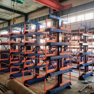 Heavy Duty Telescopic Cantilever Rack for Steel Tube Storage