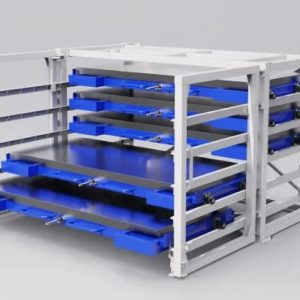 Heavy-Duty Multi-Drawer Steel Sheet Metal Storage Rack