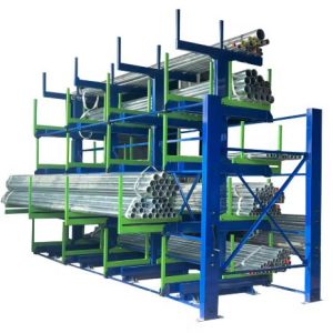 Warehouse Cantilever Racking for Rebar Storage – Heavy Duty & Space-Saving Solution