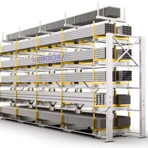 Heavy Duty Industrial Cantilever Sheet Metal Rack for Long Load Storage