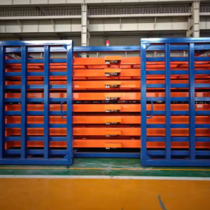 Warehouse Storage Racking System for Sheet Metal and Heavy Plates