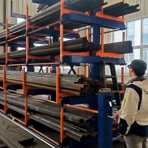 Electric Telescopic Cantilever System | Herochu Heavy-Duty Long Load Storage