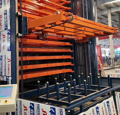 Twin-Tower Automated Storage System for Steel Plates