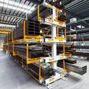 Telescopic Cantilever Racks Redefine Steel Tube Racking Systems | 6-Ton Arm Capacity | CE Certified
