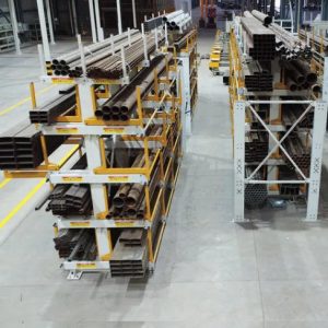 Heavy Duty Cantilever Racking for Steel Pipes 6 Meter Length | 8-Ton Layer Capacity | Direct Manufacturer