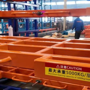 Heavy Duty Roll-Out Shelving Design for Sheet Metal & Steel Plate Storage