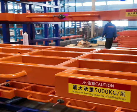 Heavy Duty Roll-Out Shelving Design for Sheet Metal & Steel Plate Storage