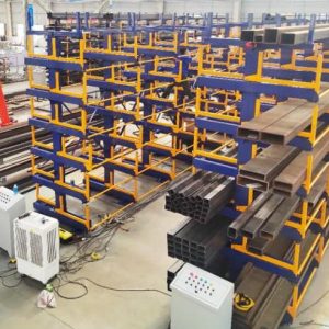 Heavy-Duty Adjustable Pipe Cantilever Rack | Herochu Telescopic Long Material Shelves