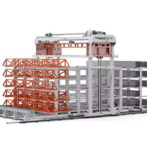 Automatic Vertical Roll Profile Tower: Intelligent Loading & Unloading for Bars, Tubes & Cargo Storage