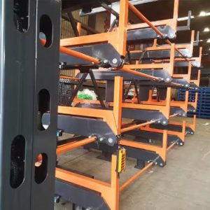 Metal Pipe Warehouse Storage Rack – Heavy-Duty Cantilever Design for Industrial Efficiency
