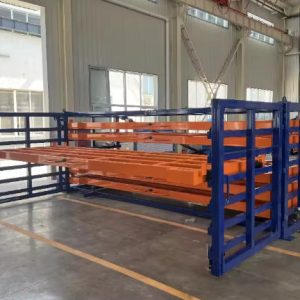 Heavy Duty Q235 Steel Powder Coated Sheet Metal Storage Rack System – 10-Ton Load Capacity for Metal Workshops