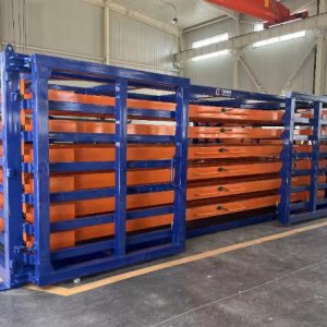 Heavy Duty Q235 Steel Powder Coated Sheet Metal Storage Rack System – 10-Ton Load Capacity for Metal Workshops