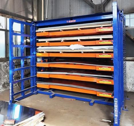 Heavy Duty Sheet Metal Storage Rack System Design