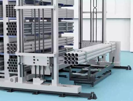 Automated Adjustable Steel Pipes Racks: Herochu Multi-Layer Configurable Storage System