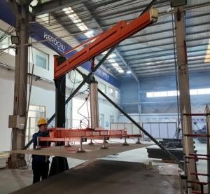 Pneumatic Cantilever Loading Manipulator for CNC Feeding and Sheet Handling
