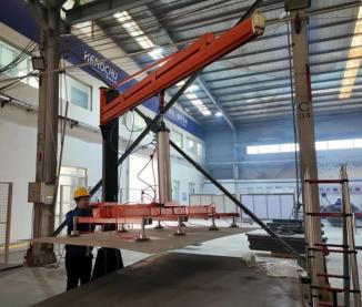 Pneumatic Cantilever Loading Manipulator for CNC Feeding and Sheet Handling