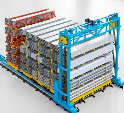 Automated Adjustable Steel Pipes Racks: Herochu Multi-Layer Configurable Storage System