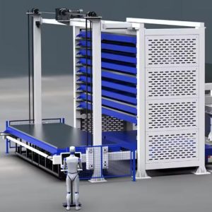 Heavy-Duty Automated Rack for Sheet Metal Warehousing