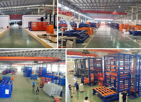Heavy-duty rack for sheet pallets with a capacity of 3 tons per level