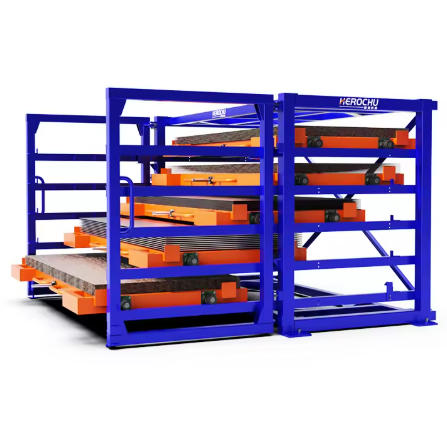 Heavy-Duty Drawer-Type Shelves Rack for Sheet Metal