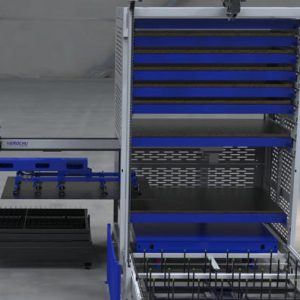 Automated Handling and Storage Solutions for Laser Cutting Machines