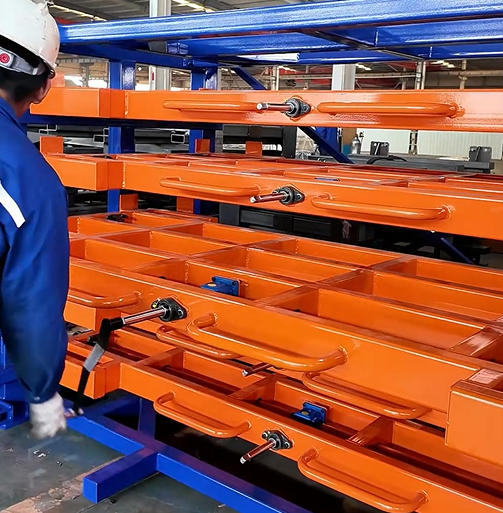 8 Levels Racking for Plastic Sheets – High-Density Storage with Scratch Protection