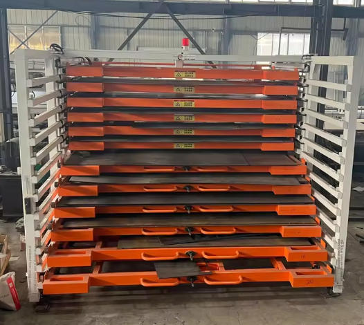 8 Levels Racking for Plastic Sheets – High-Density Storage with Scratch Protection