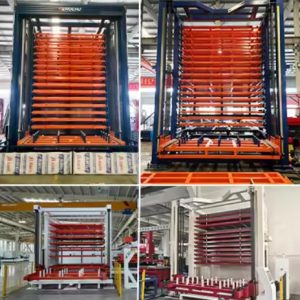 Heavy Duty Intelligent Warehouse Rack for Laser Cutting Machine Sheet Storage – 1800kg Capacity, Robotic Handling