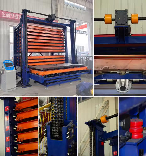 ASRS Intelligent Vertical Rack for Laser Cutting Steel Plate Warehouse Automation