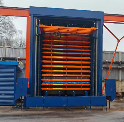 ASRS Intelligent Vertical Rack for Laser Cutting Steel Plate Warehouse Automation
