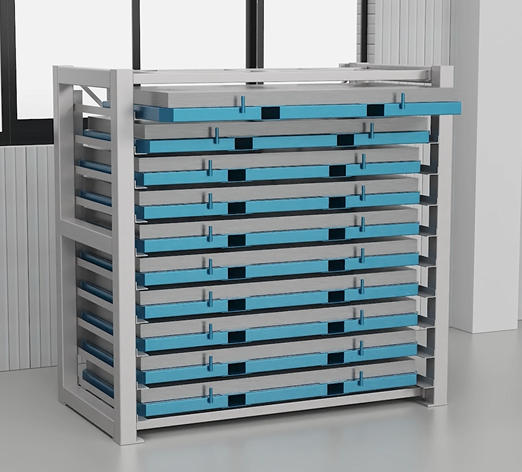 Heavy Duty Forklift Sheet Rack – Herochu 6-Ton Capacity for Industrial Storage