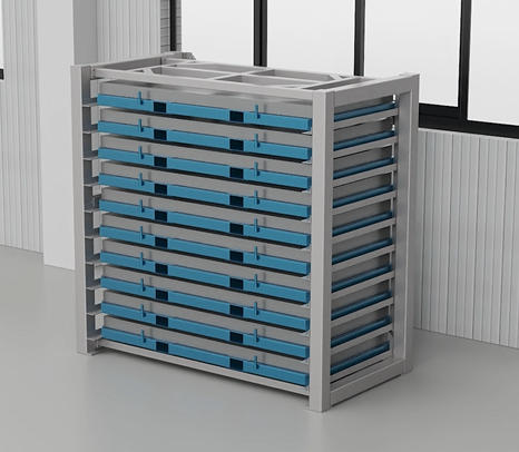 Heavy Duty Forklift Sheet Rack – Herochu 6-Ton Capacity for Industrial Storage