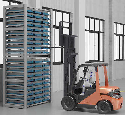 Heavy Duty Forklift Sheet Rack – Herochu 6-Ton Capacity for Industrial Storage
