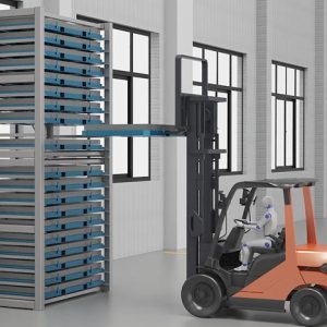 Forklift Plate Rack – Herochu Adjustable Carbon Steel Storage up to 2,000 mm Height