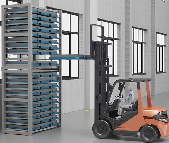 Forklift Plate Rack – Herochu Adjustable Carbon Steel Storage up to 2,000 mm Height