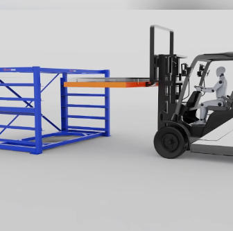 Heavy-Duty Forklift Sheet Metal Shelf