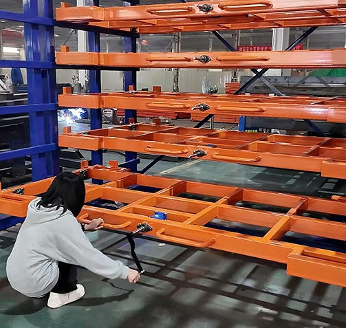 Integrated Storage Rack for Metal Plates: Maximize Vertical Space in Laser Cutting Workshops
