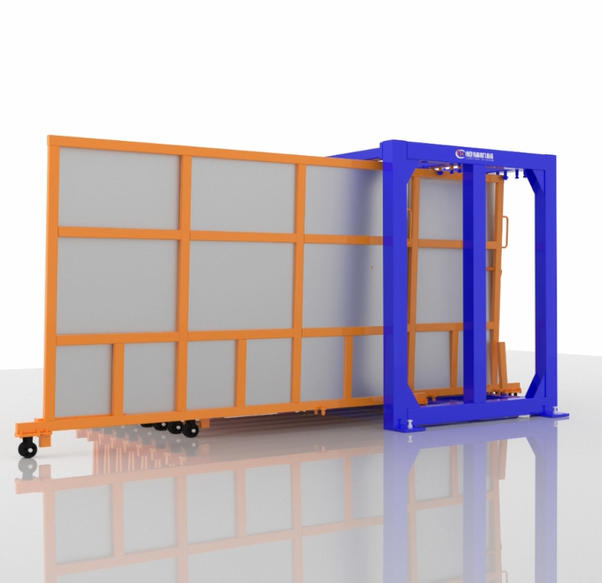 Vertical Steel Plate Remnant Rack: A Space-Saving Storage Solution for Metal Shops