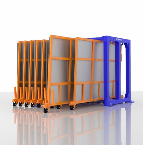 Vertical Steel Plate Remnant Rack: A Space-Saving Storage Solution for Metal Shops