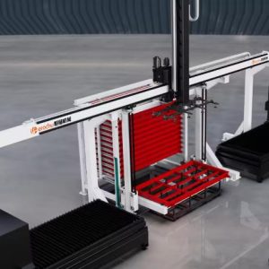 Automated Loading-Unloading System with Metal Sheet Storage System for Laser Cutting Machines