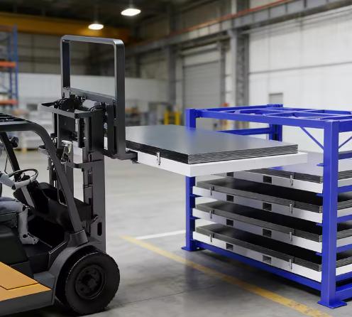 Forklift-Compatible Industrial Storage System for High-Efficiency Warehouse Operations