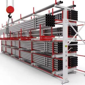 Durable Storage Rack for Long Materials – Herochu Corrosion-Resistant Cantilever Design