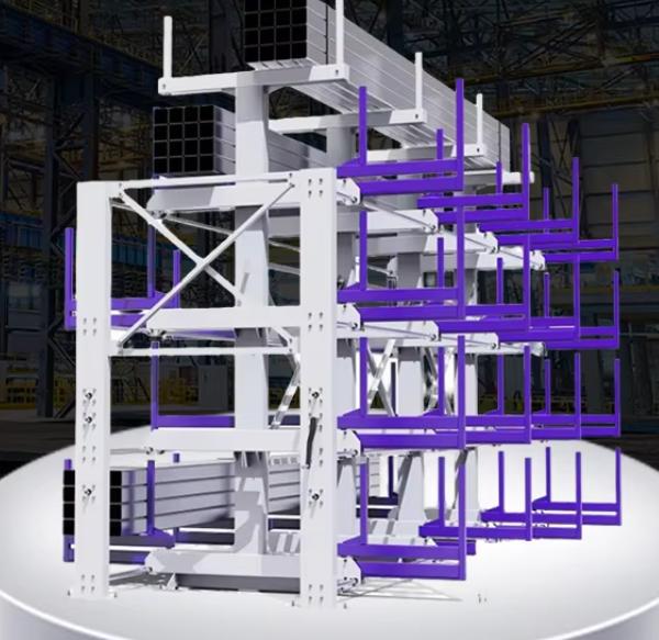 Adjustable Movable Storage Telescopic Cantilever Rack – Herochu Flexible Warehouse Solution